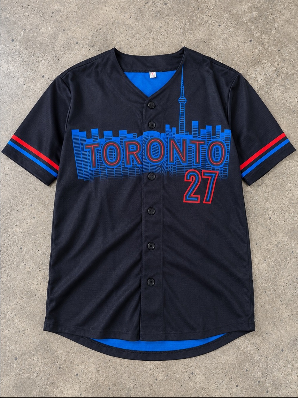 Toronto Blue Jays Vladimir Guerrero Jr #27 Stadium Giveaway Jersey Small Black